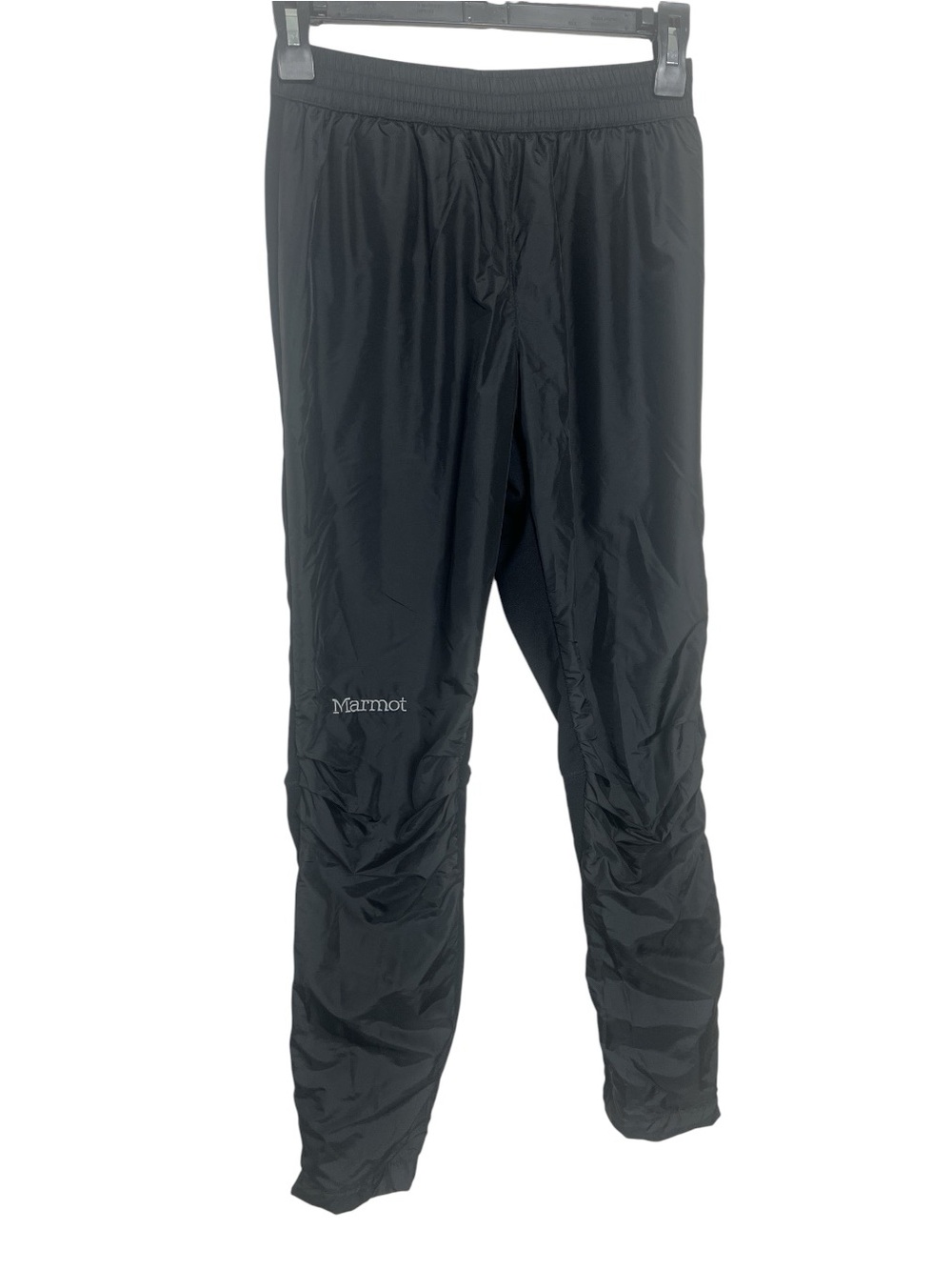 Marmot Women’s Fleece Lined Wind Pants Black Ankle Zip Small